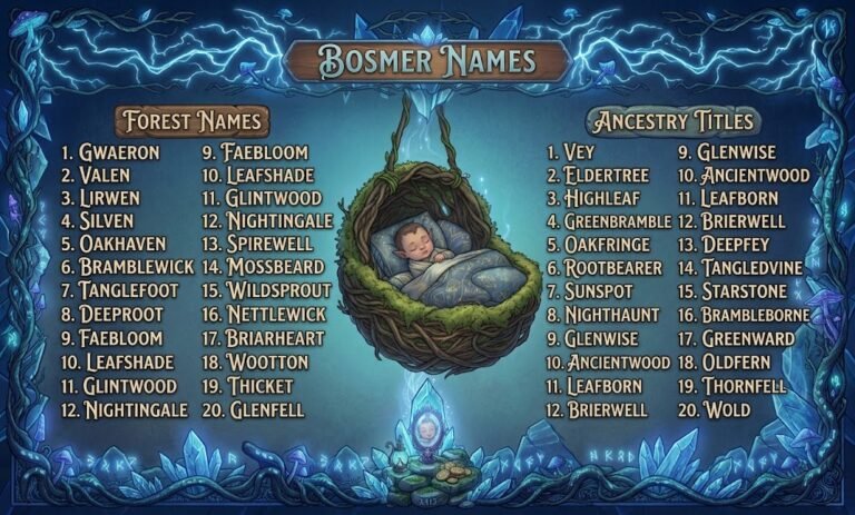 Bosmer Names