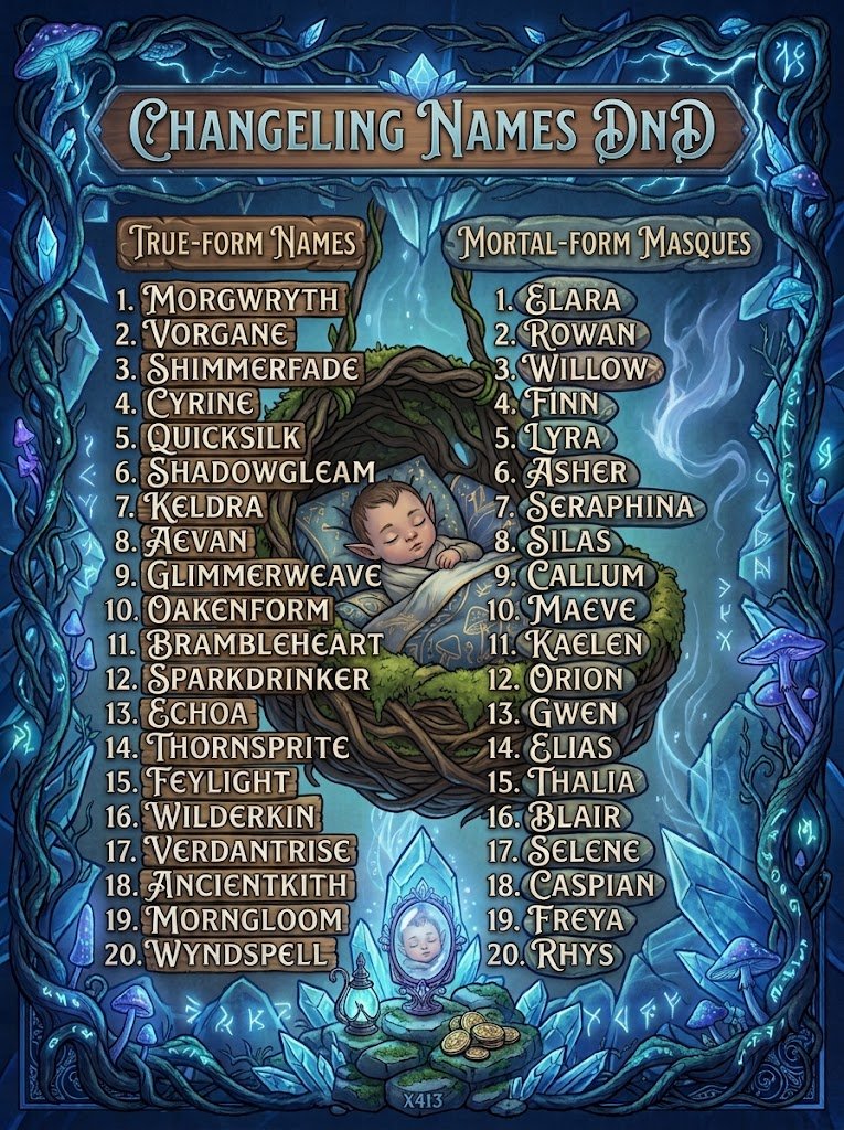 Changeling Names