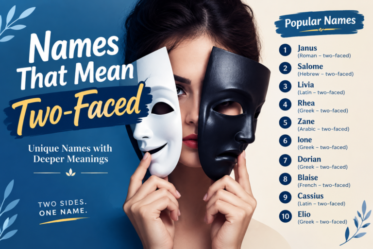 Names That Mean Two-Faced