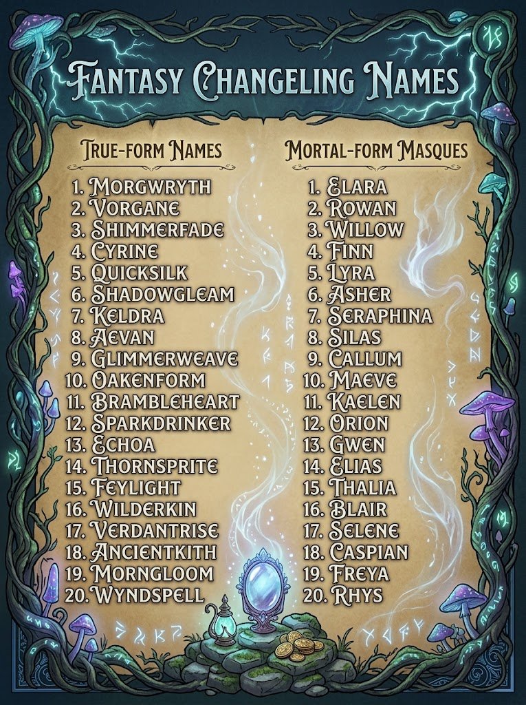 Changeling Names