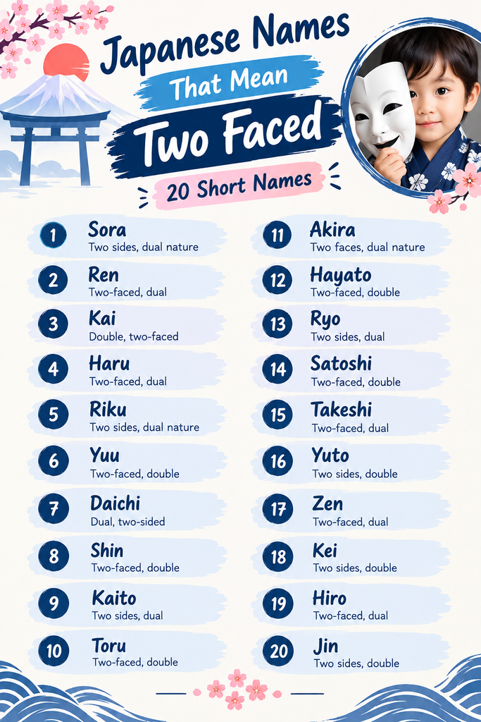 Names That Mean Two-Faced