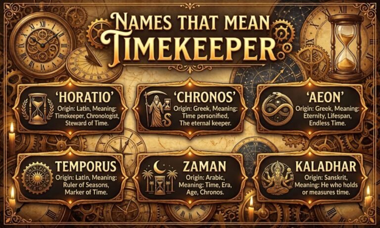 Names-That-Mean-Timekeeper