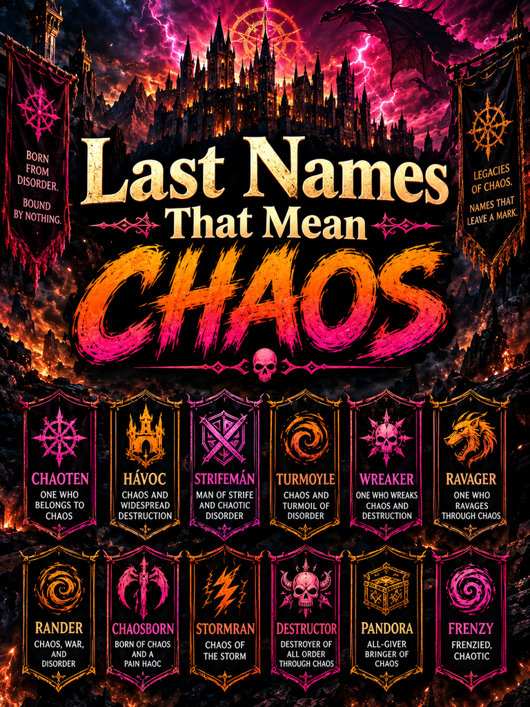 names that mean chaos