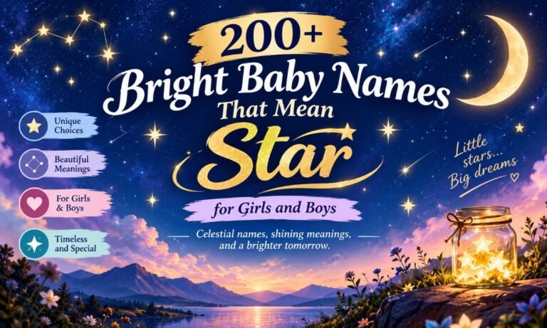 Baby Names That Mean Star