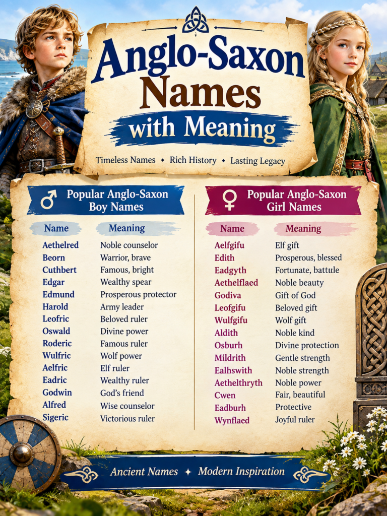Anglo-Saxon Names