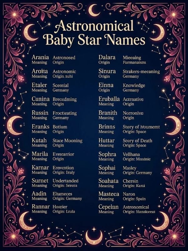 Names That Mean Star