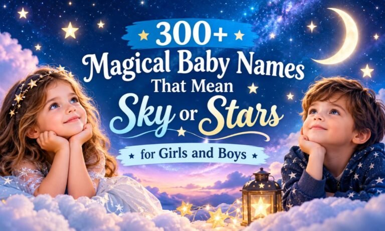 Baby Names That Mean Sky