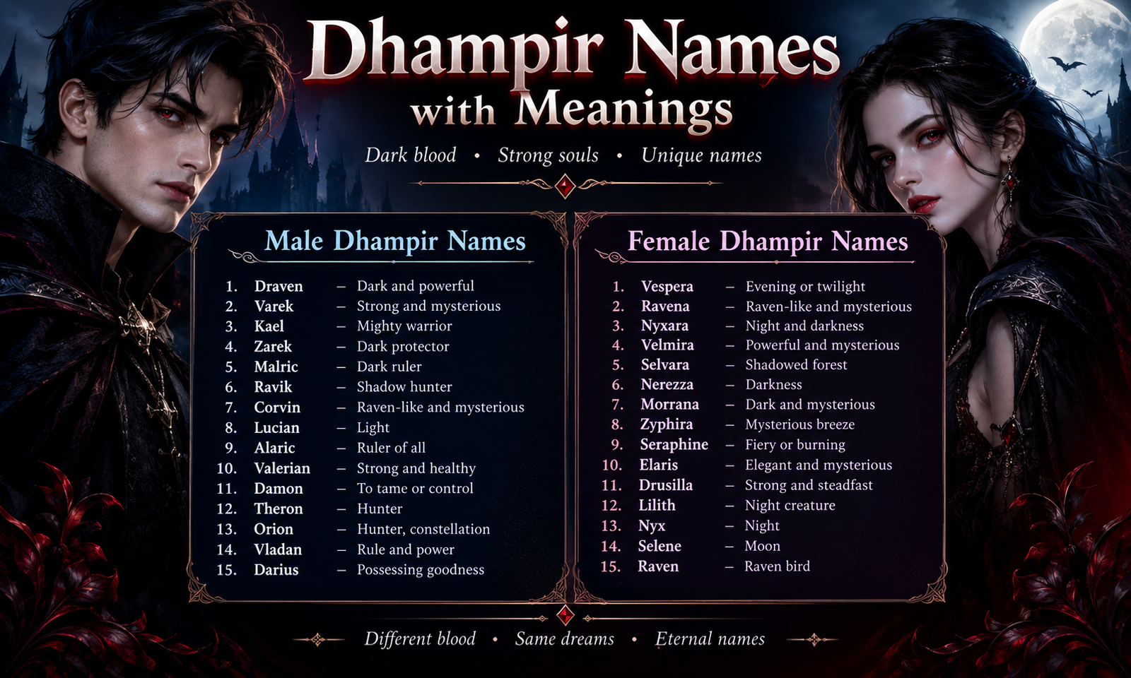 Dhampir Names