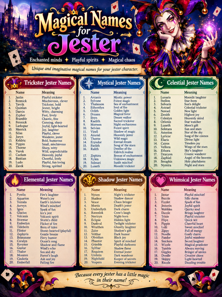 Jester Names Classic,