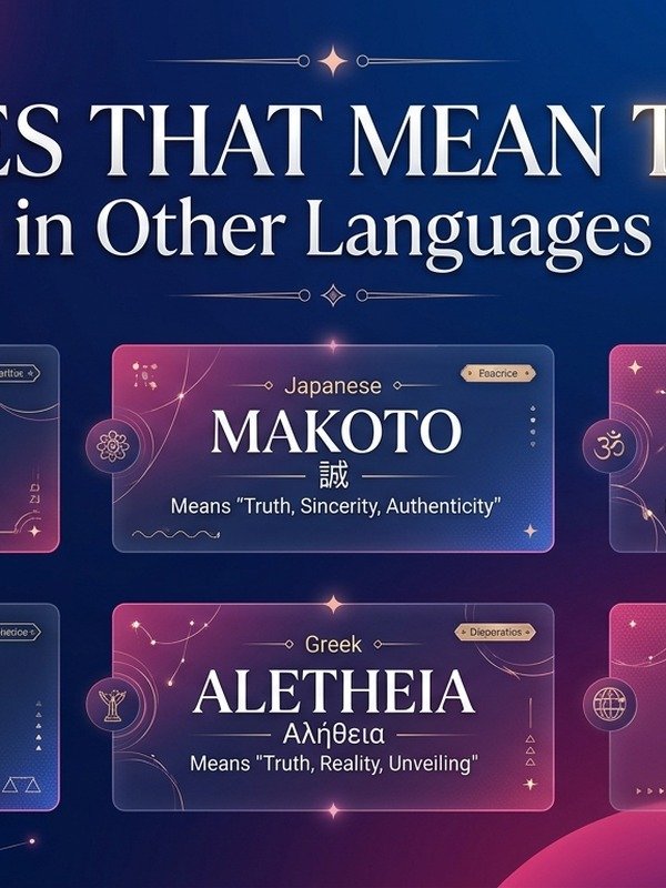 Names That Mean Truth