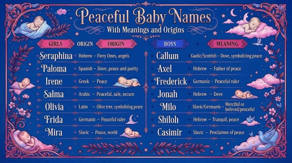 Peaceful Baby Names