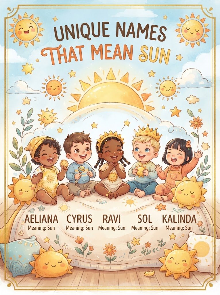 Names That Mean Sun